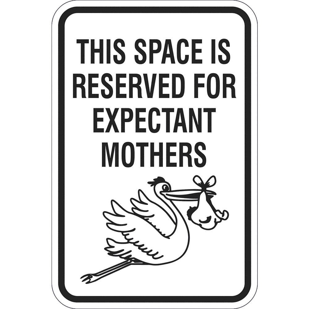 LYLE T1-1201-EG_12x18 Expectant Mothers Parking Sign,18″ x 12″ 448X63