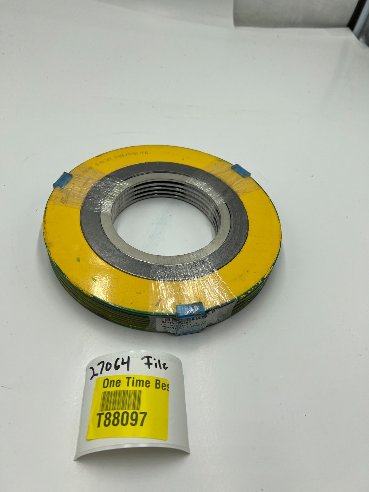 (QTY 5) Flexitallic Spiral Wound Gasket 4″ 1500 ASME B16.20 316L/316L/FG