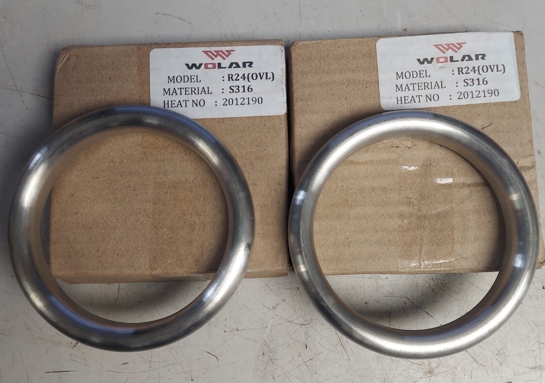 Lot of 2 – Wolar Steel Ring Sealing Joint Gasket R-24(OVL)