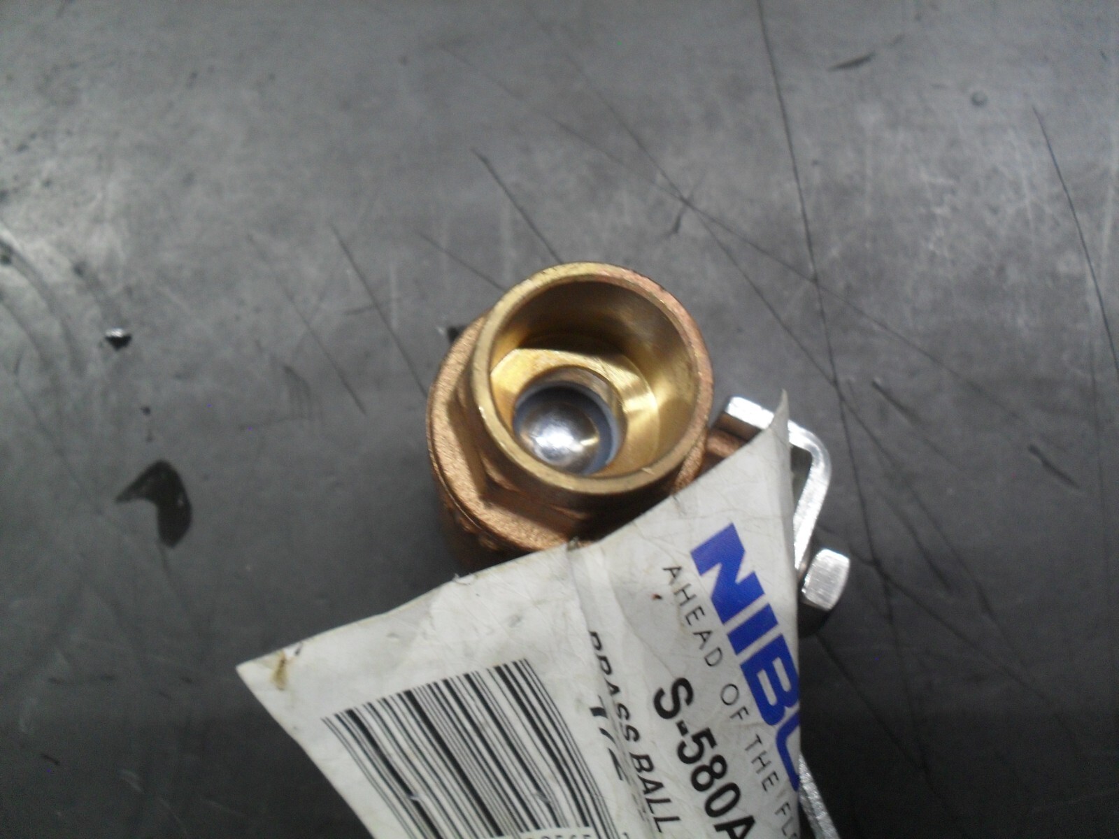 Nibco S-580A 1/2″ 400# Brass sweat ball valve