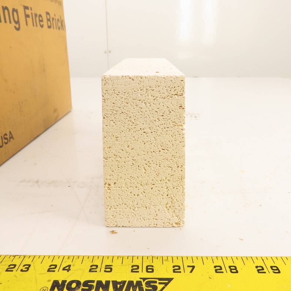 Morgan K-23 No. 1 Arch Insulating Fire Brick 9″ x 4.5″ x 2.5″ Box Of 12