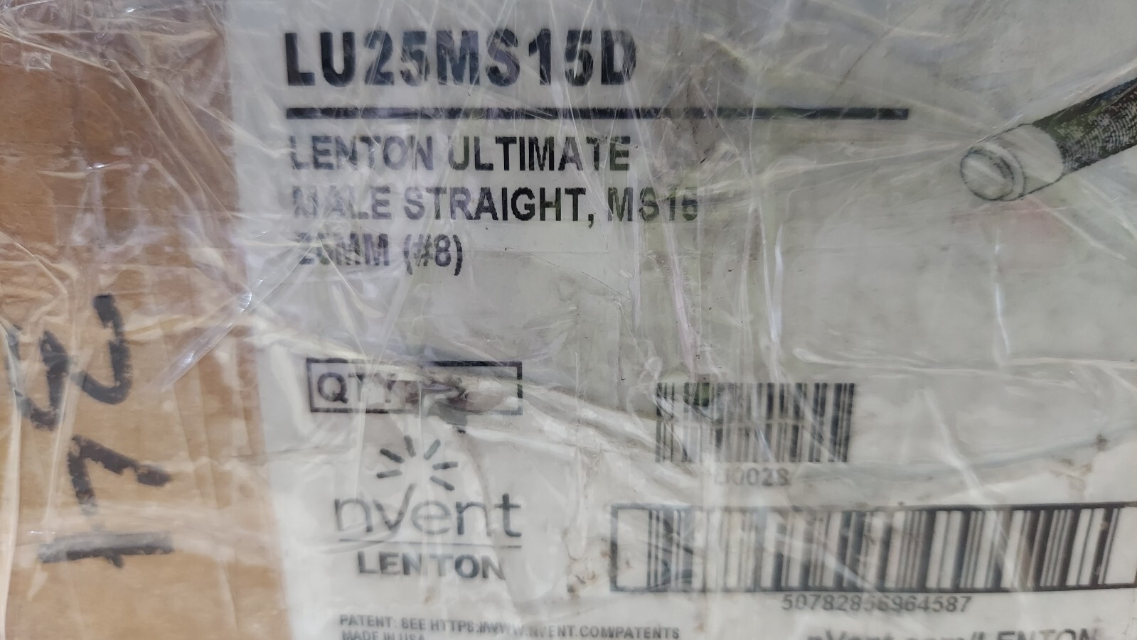 New NVENT Lenton LU25MS15D Ultimate Male Straight Stud 25MM(#8) MS16