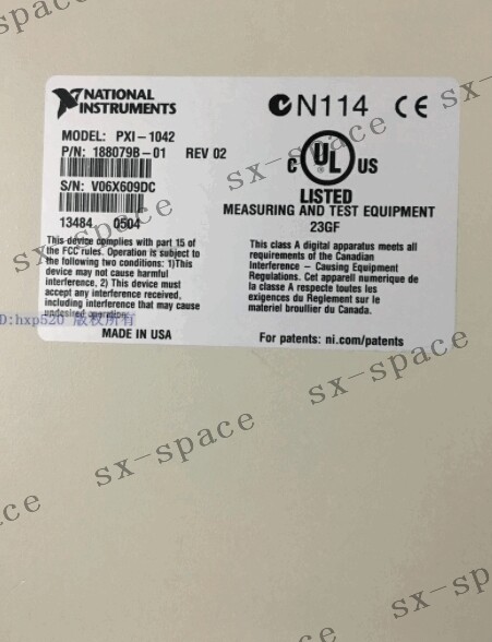 1pcs NI PXI-1042 PXI PXI-8461 6071E 2503 6527 100% tested by DHL or FEDEX