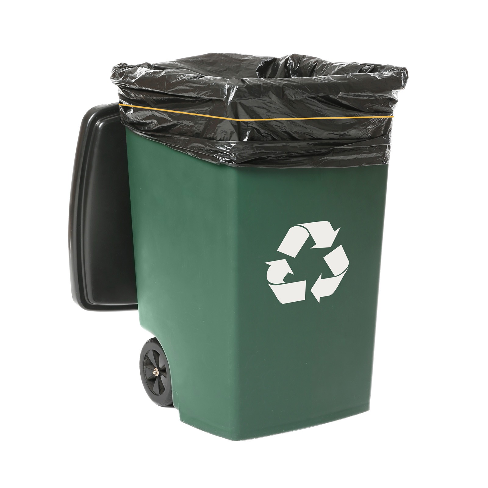 3Pcs Trash Can Rubber Bands, Fits 13-30 Gallon Trash Can 27″, Sky Blue