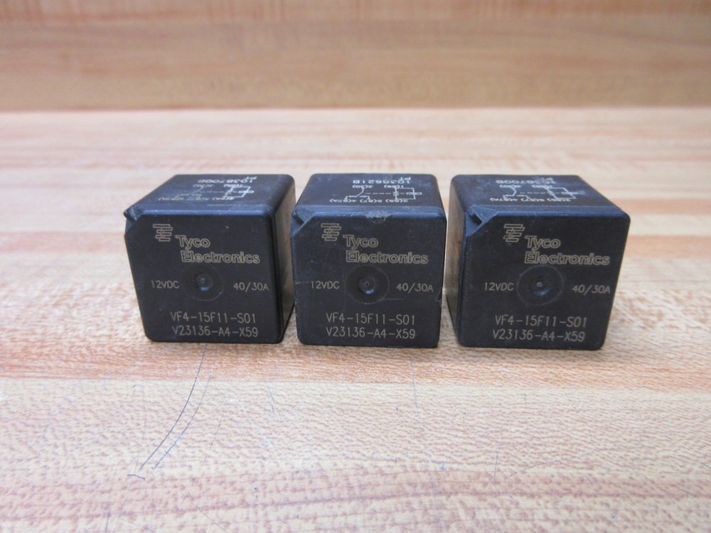 Potter & Brumfield VF4-15F11-S01 Tyco V23136-A4-X59 (Pack of 3)
