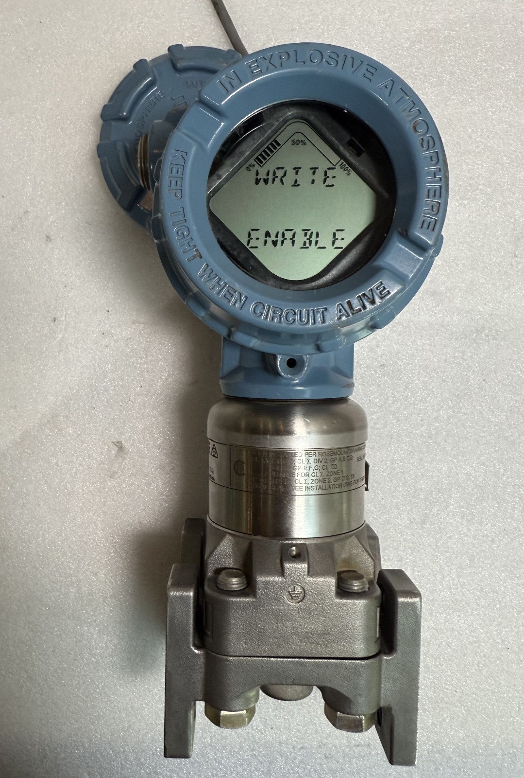 ROSEMOUNT 3051S2CD3 Pressure Transmitter 3051S2CD3A3F15A1AB3E6L1M5