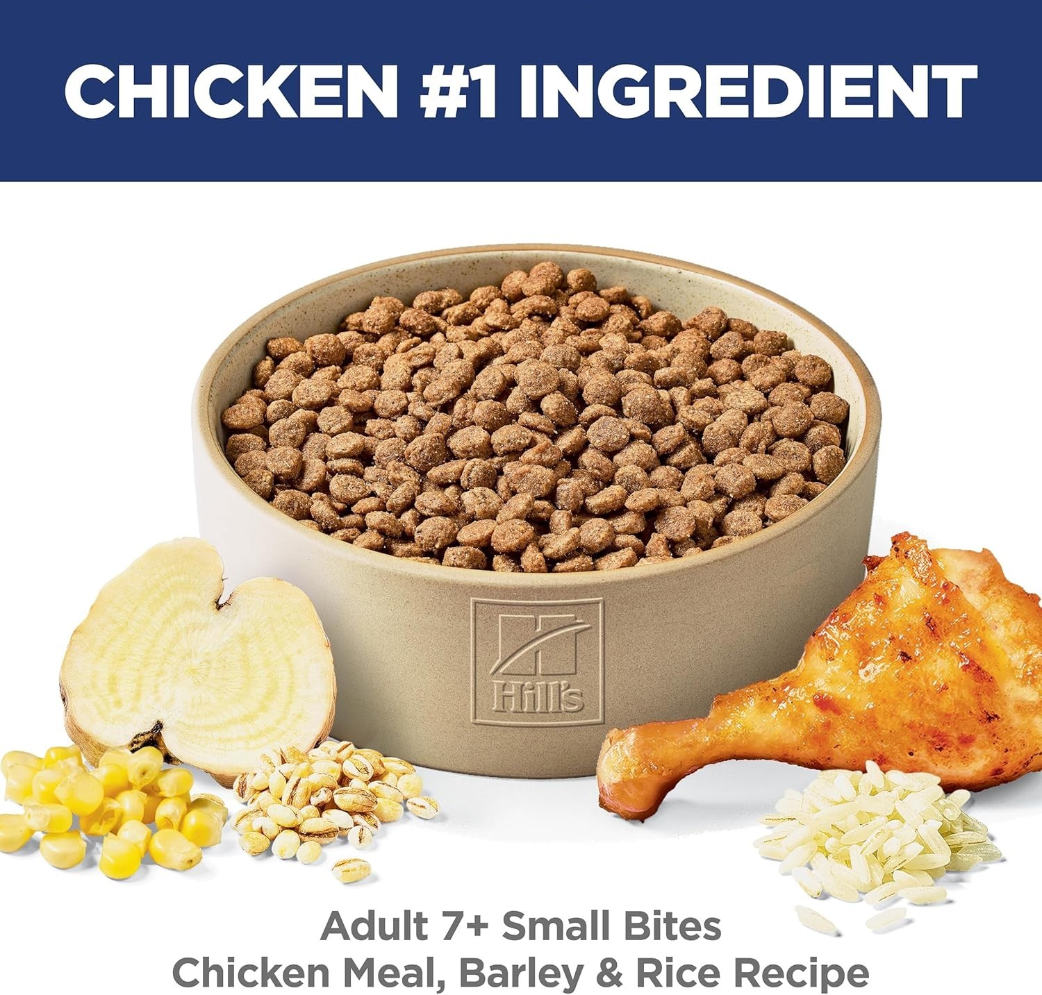 Hill’s® Science Diet® Small Bites 7+ Senior Dry Dog Food – Chicken Recipe, 15 Lb
