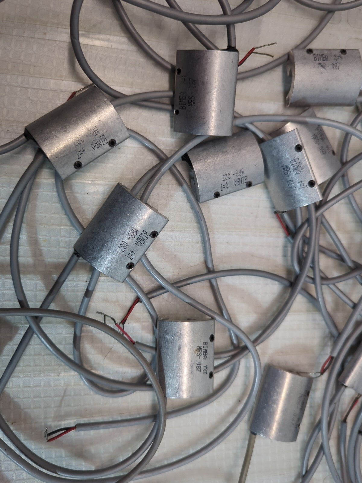 BIMBA MAGNETIC REED SWITCH MRS-.087 LOT OF 31 ULTRAN CYLINDER TRACK MOUNTED