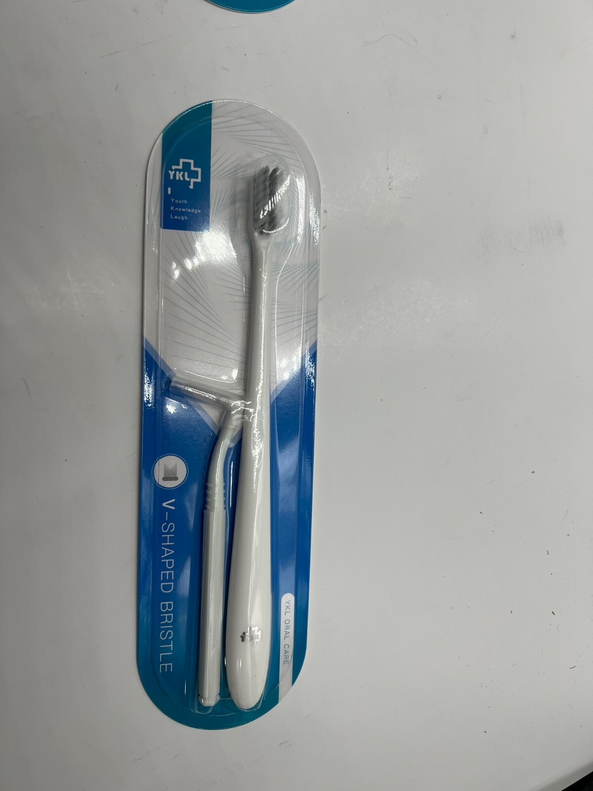 (QTY 20) YKL V-Shaped Bristle Oral Care Orthodontic Toothbrush