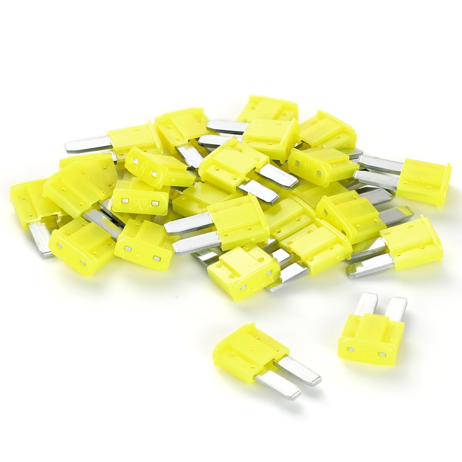 (25Pcs) 20 Amp Micro2 Car Fuses, 20A Automotive Fuses, Blade Fuse for Car/RV/…