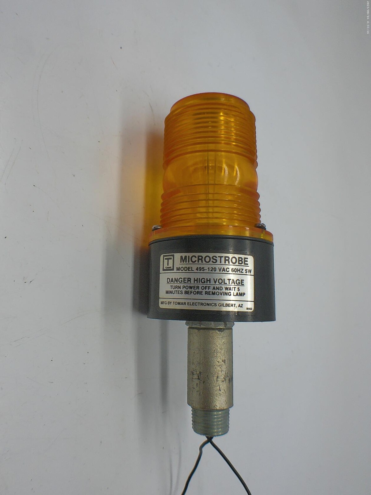 TOMAR ELECTRONICS 495-120VAC MICROSTROBE AMBER UNMP