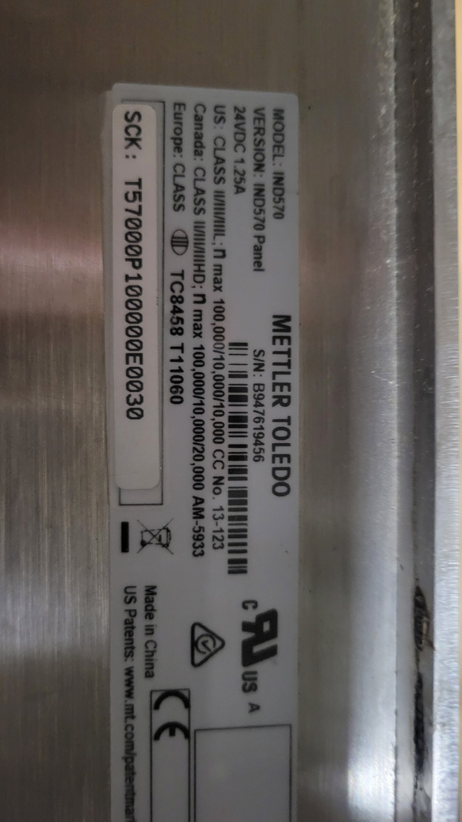Mettler Toledo Weighing Terminal IND570