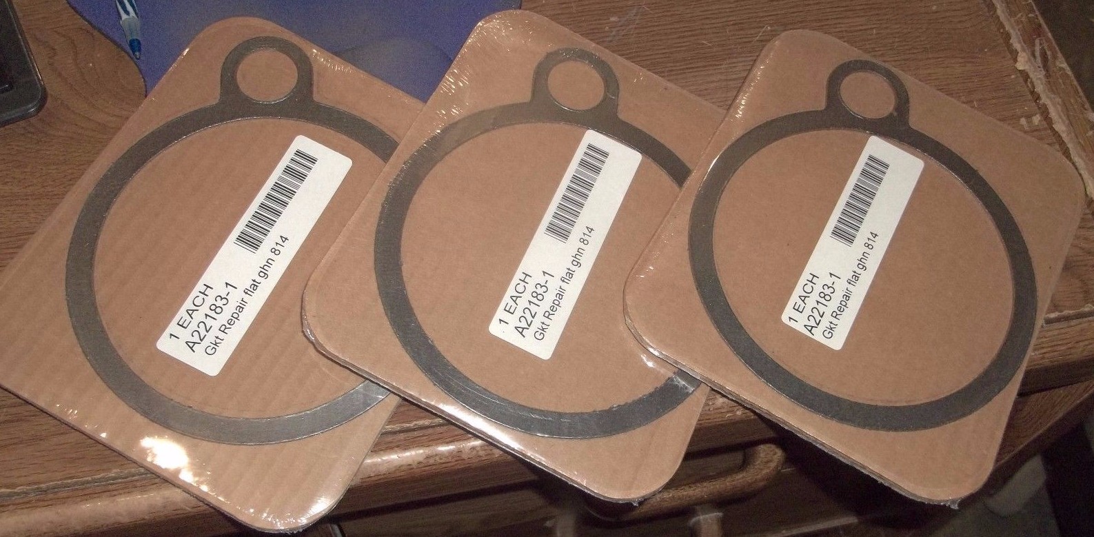 LOT OF 3 A22183-1 GASKET REPAIR FLAT GHN 814 (BIN95)