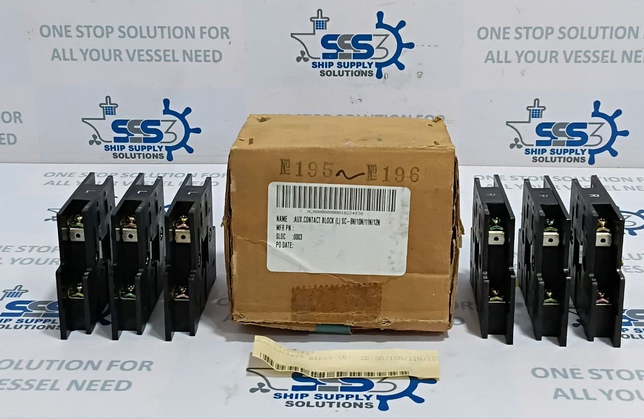 Terasaki SC-8N/10N/11N/12N Auxiliary Contact Block (L & R) (Pack of 3 Sets)