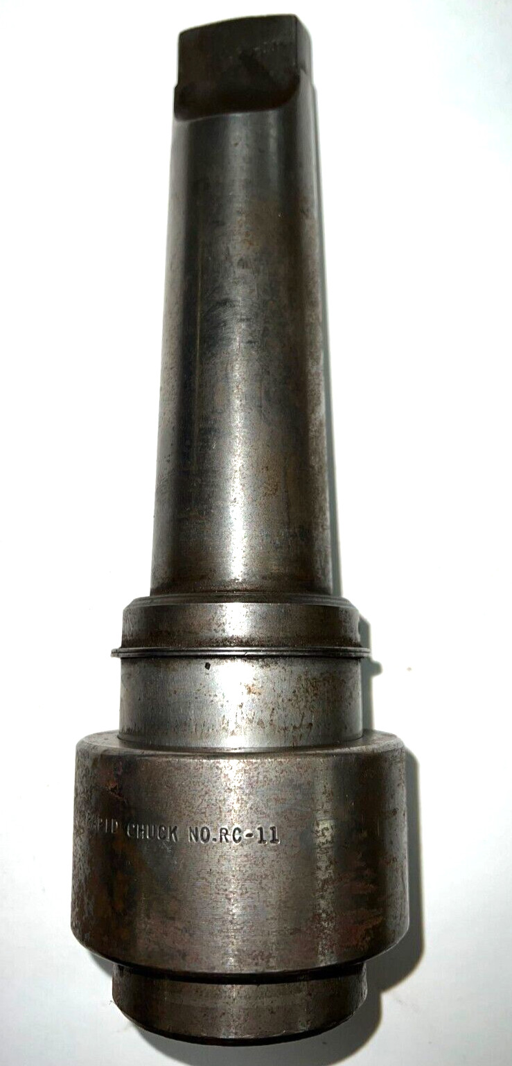 RAPID CHUCK MORSE TAPER ADAPTER RC-11 5MT 1-5/8″ BORE 9-1/2″ OAL