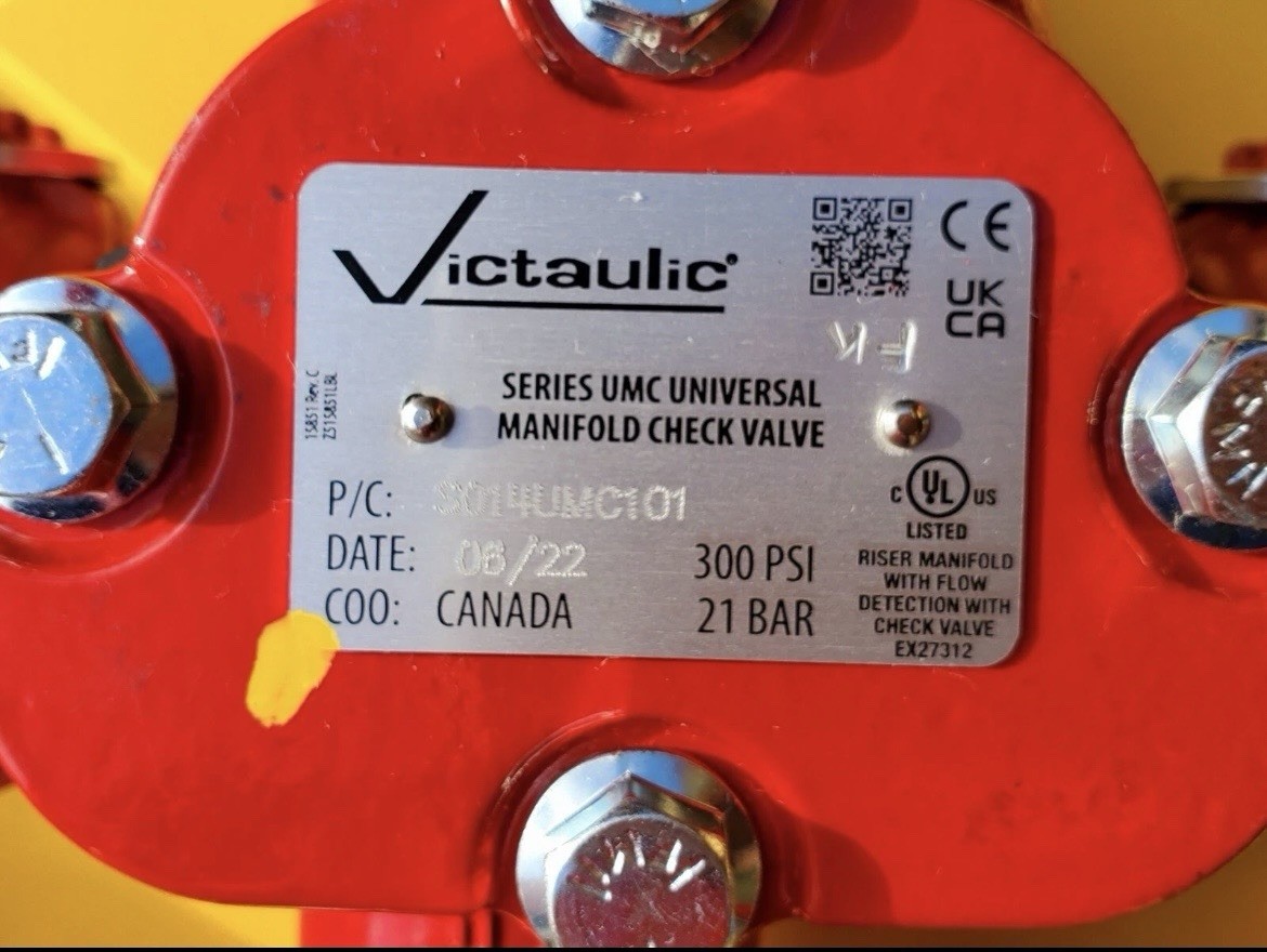 [New]- VICTAULIC UMC FIRE SPRINKLER SYSTEM CONTROLLER SIZE-1 1/2 48-3MM