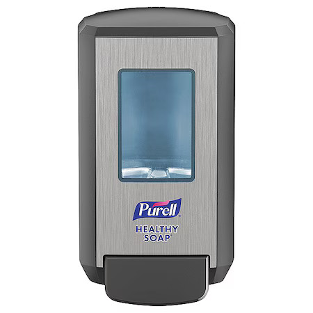 Purell 5134-01 Soap Dispenser, Wall Mount, Manual, Push Style, Graphite