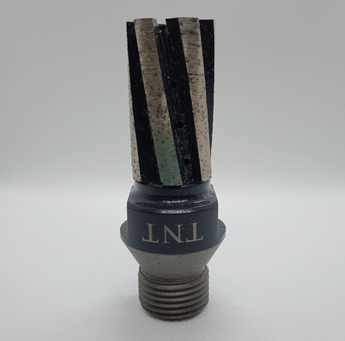 NEW CNC Diamond Finger Bit D22x40Tx1/2″G Six Segment Finger Bit