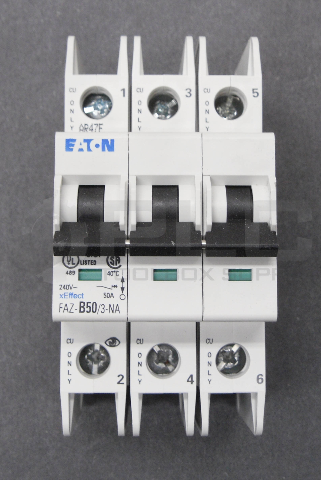 NEW EATON FAZ-B50/3-NA CIRCUIT BREAKER 50A 3 POLE 240VAC 190787 FAZ-B50-3-NA
