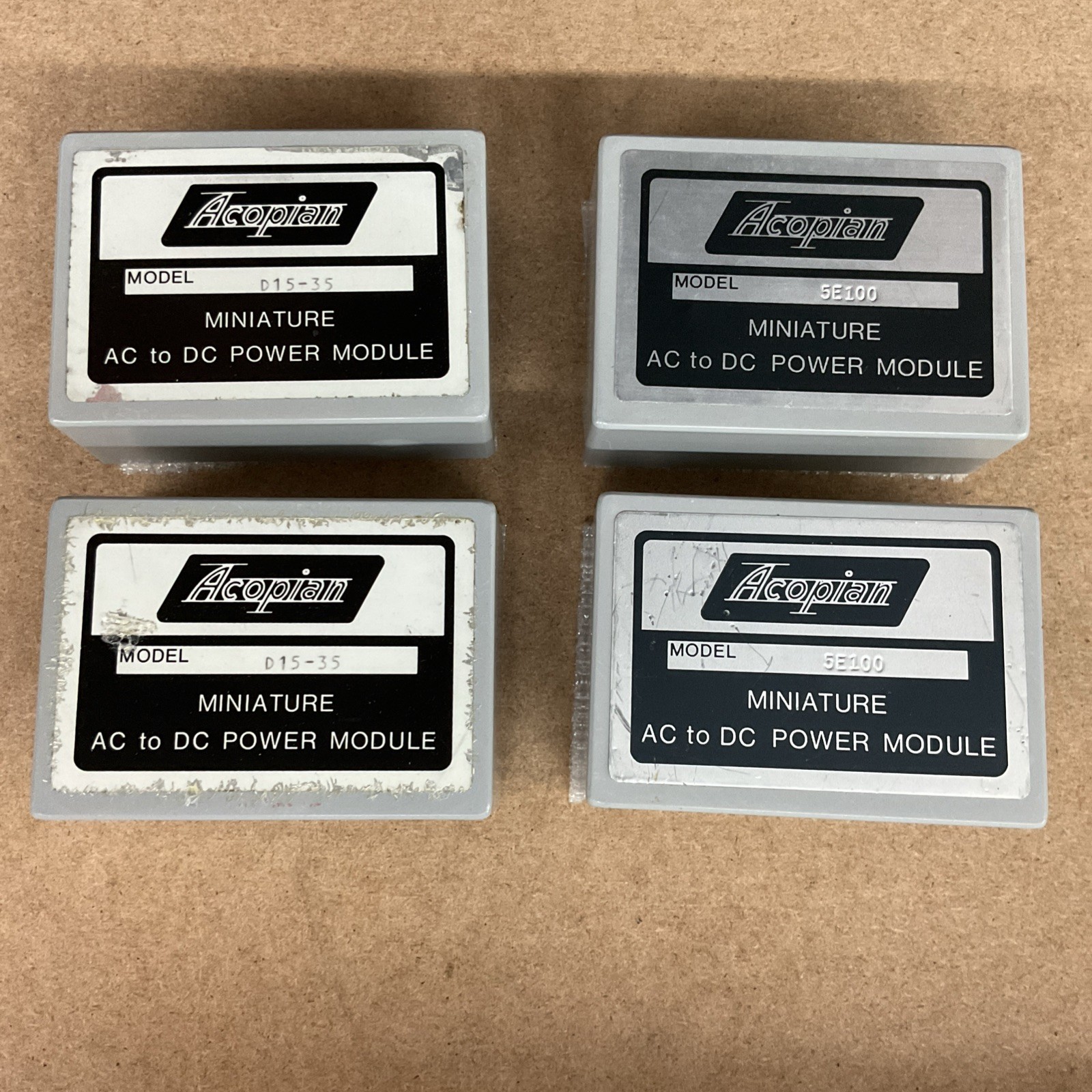 Vintage Power Supply Modular Units Lot of 14 Acopian Sola Solids Analog Devices