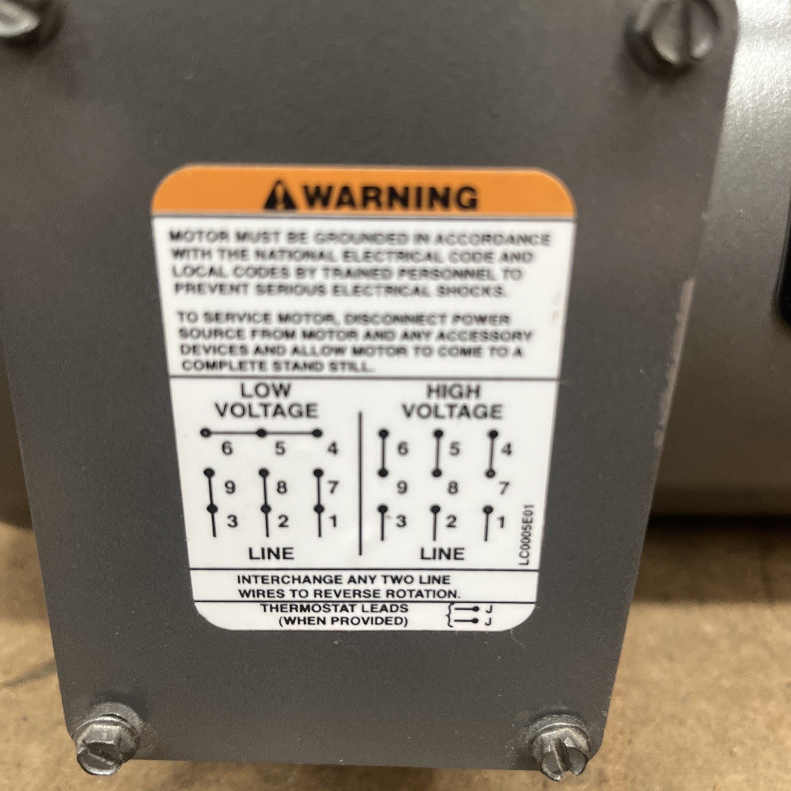 Used Baldor Reliance VM3558T Motor 35A03-872 2HP 208/230/460 Volt 1725 RPM 145TC