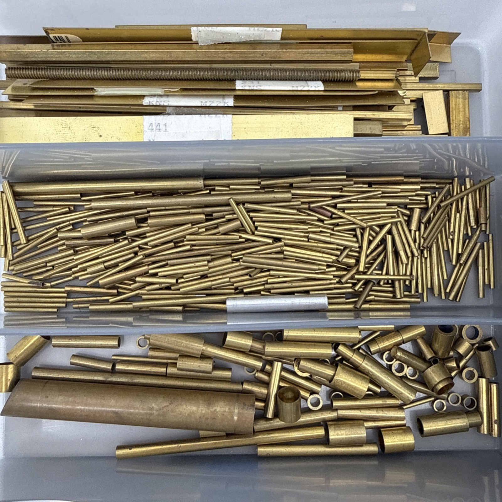 Hobby/Craft Brass shapes lot