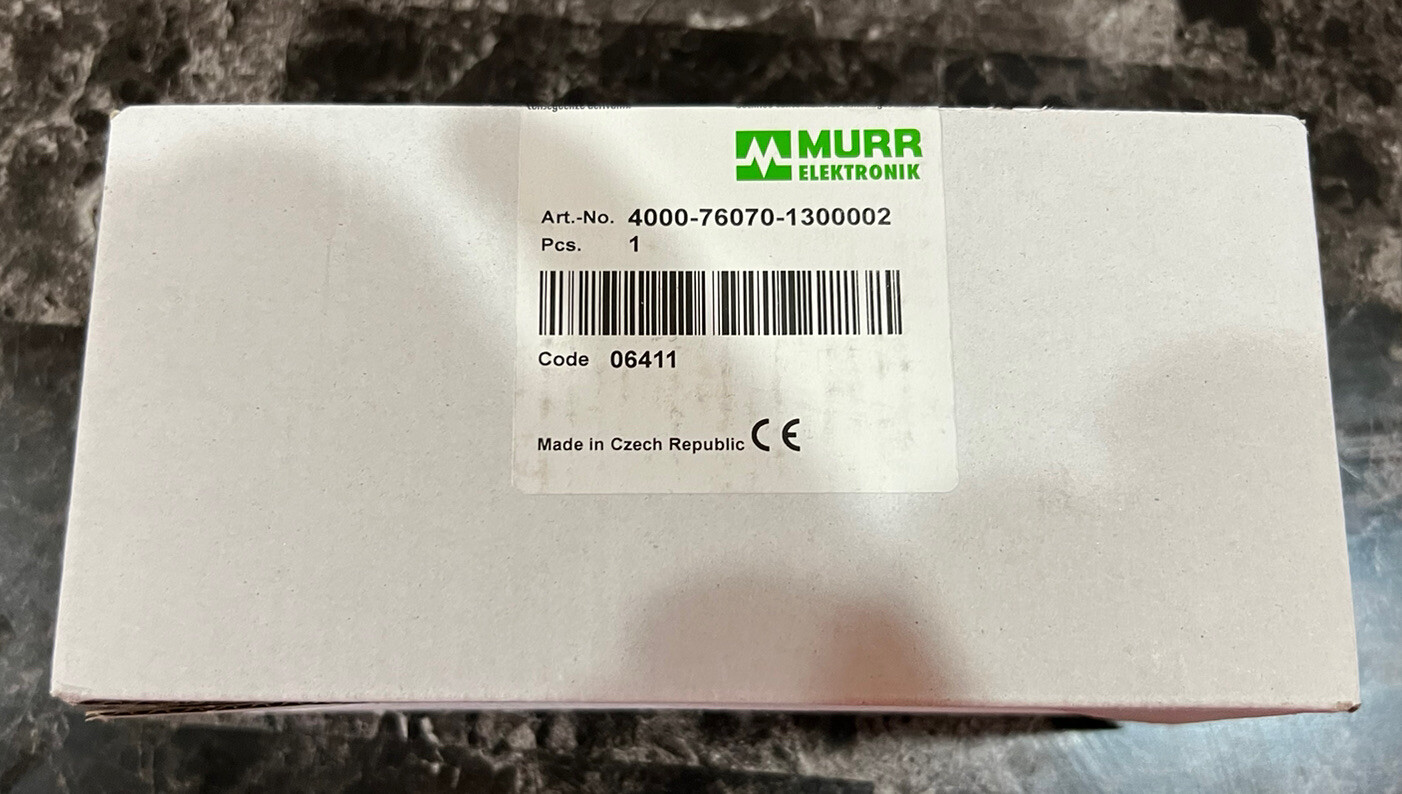 MURR ELEKTRONIK 4000-76070-1300002 / 4000760701300002 (BRAND NEW)