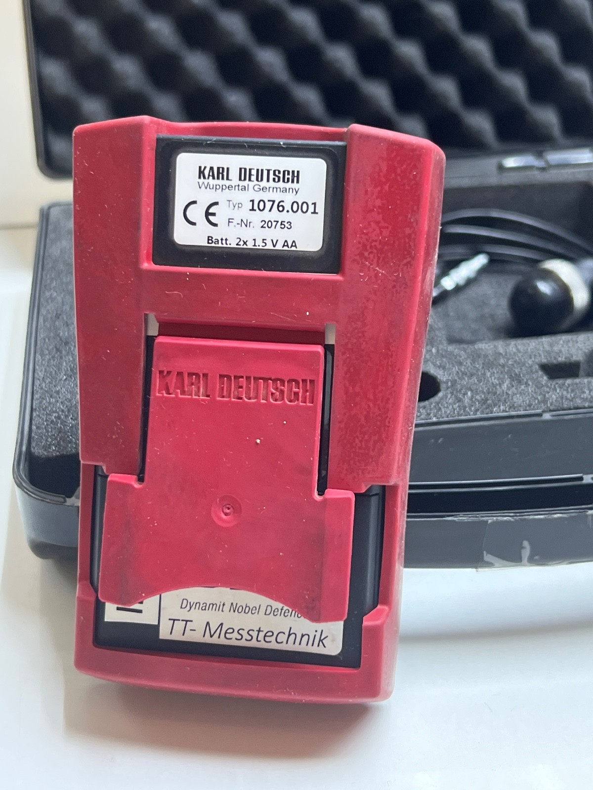 Karl Deutsch 1076.001 Wall Thickness Gauge ECHOMETER 1076 Basic