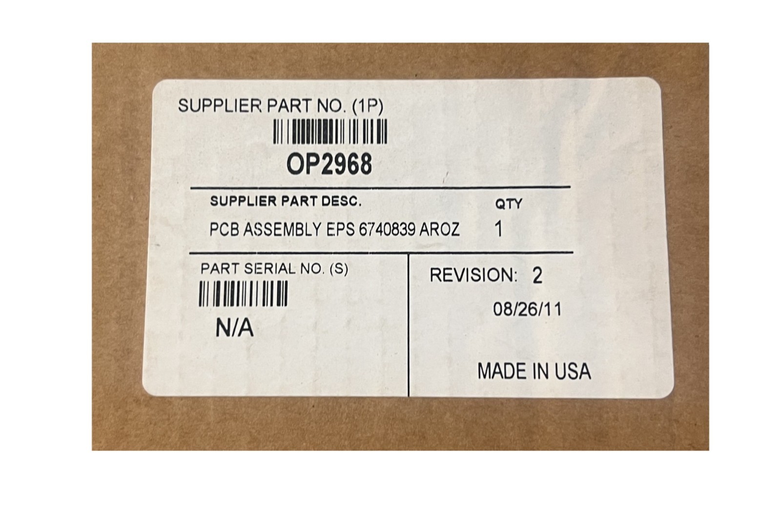 MGE 6740838 Rev 2 PCB CROZ_US Control Board – OEM UPS Replacement Board