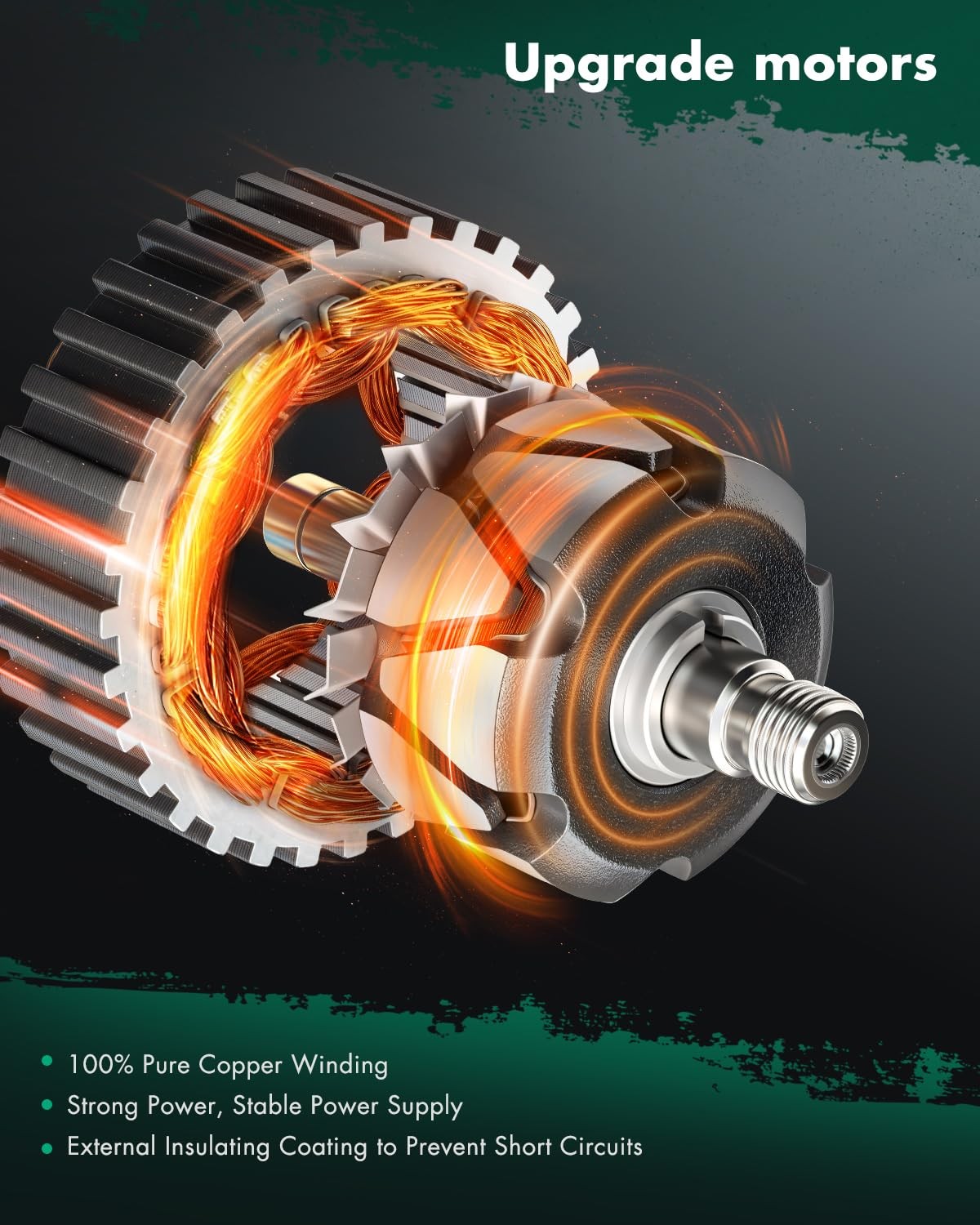 100A Chevy 10SI Alternator Replacement High Performance 12V Auto Part New