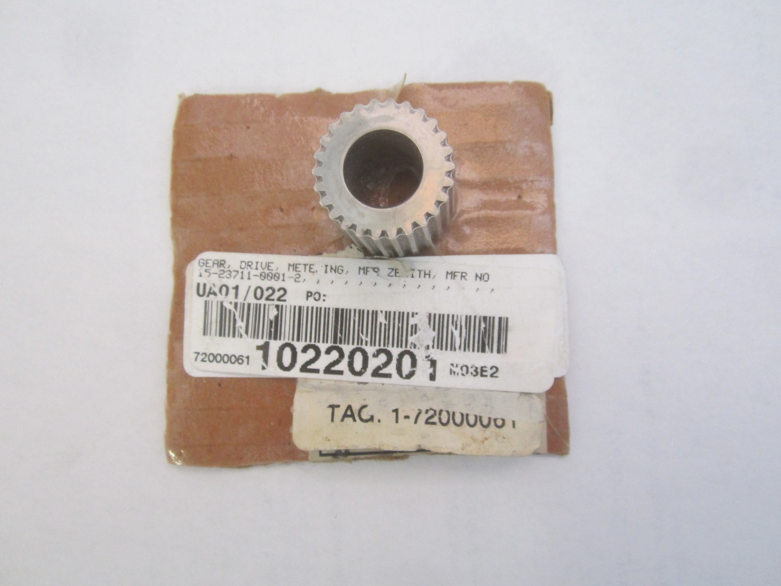 Zenith Pump, Drive Metering Gear, 15 -23711-0001-2 NEW Sealed Package