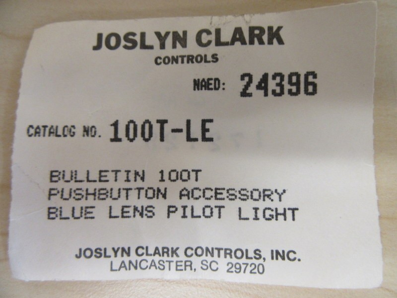 Joslyn Clark Sylvania 100T-LE Lens Cap