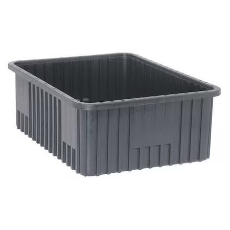 Quantum Storage Systems Dg93080co Polypropylene, Divider Box, Black, 22 1/2 In
