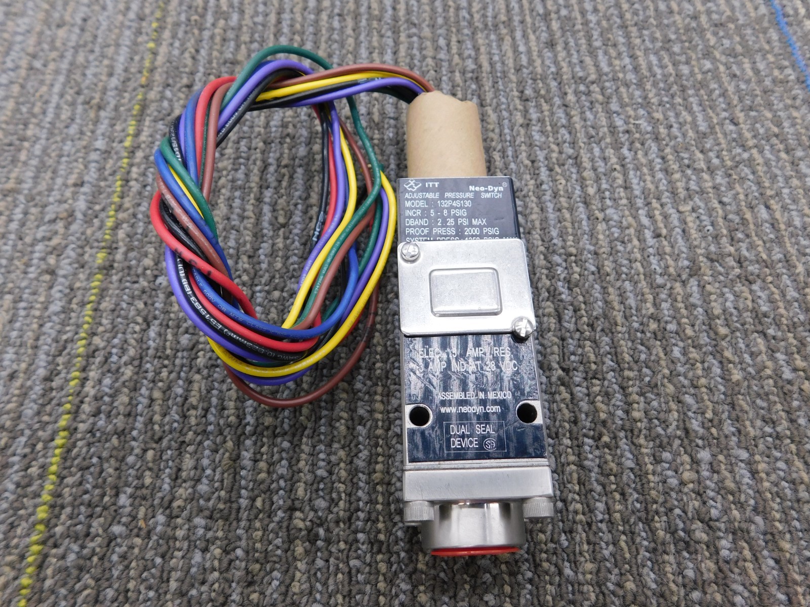 NEW Solar Turbines Pressure Switch 190298-18, Neo-Dyn 132P4S130