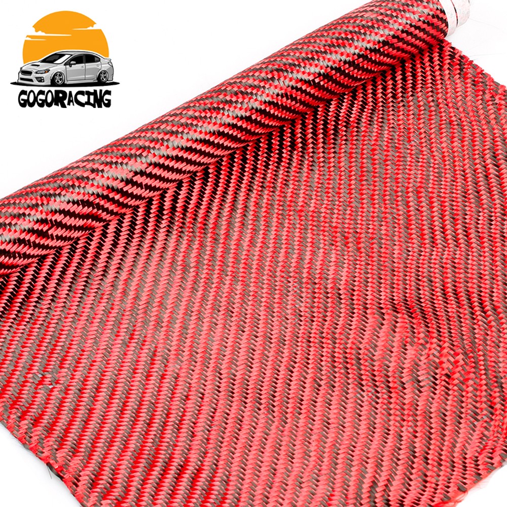 12″ x 60″ Carbon Fiber Cloth Roll Vinyl Wrap Fabric 2×2 Twill Weave 3k/200gsm