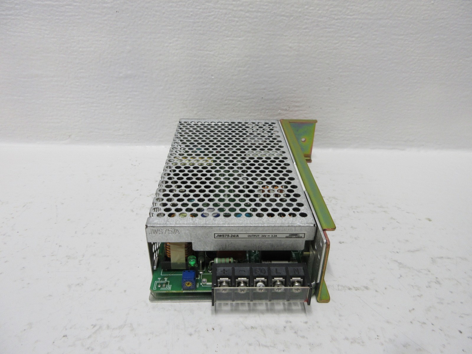 DENSEI LAMBDA JWS75-24/A USED POWER SUPPLY W/ MOUNTING BRACKET JWS7524A