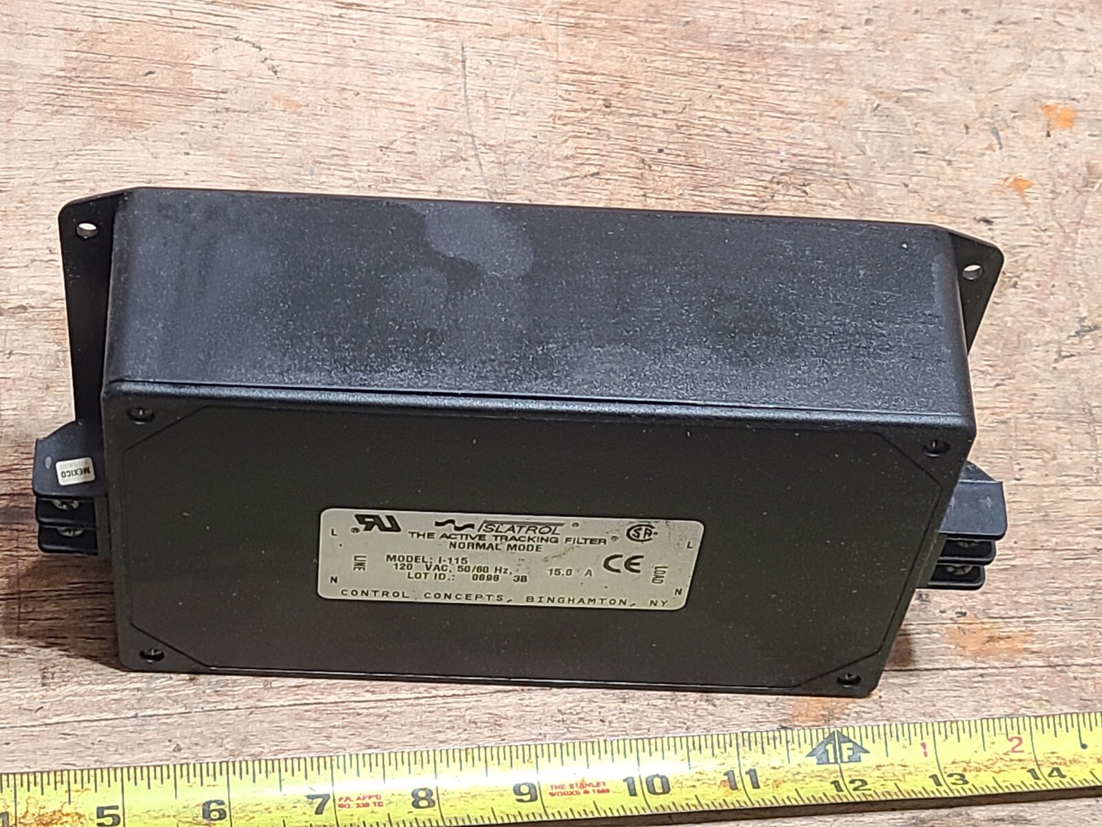 Control Concepts Model I-115 Islatrol Active Tracking Filter I115
