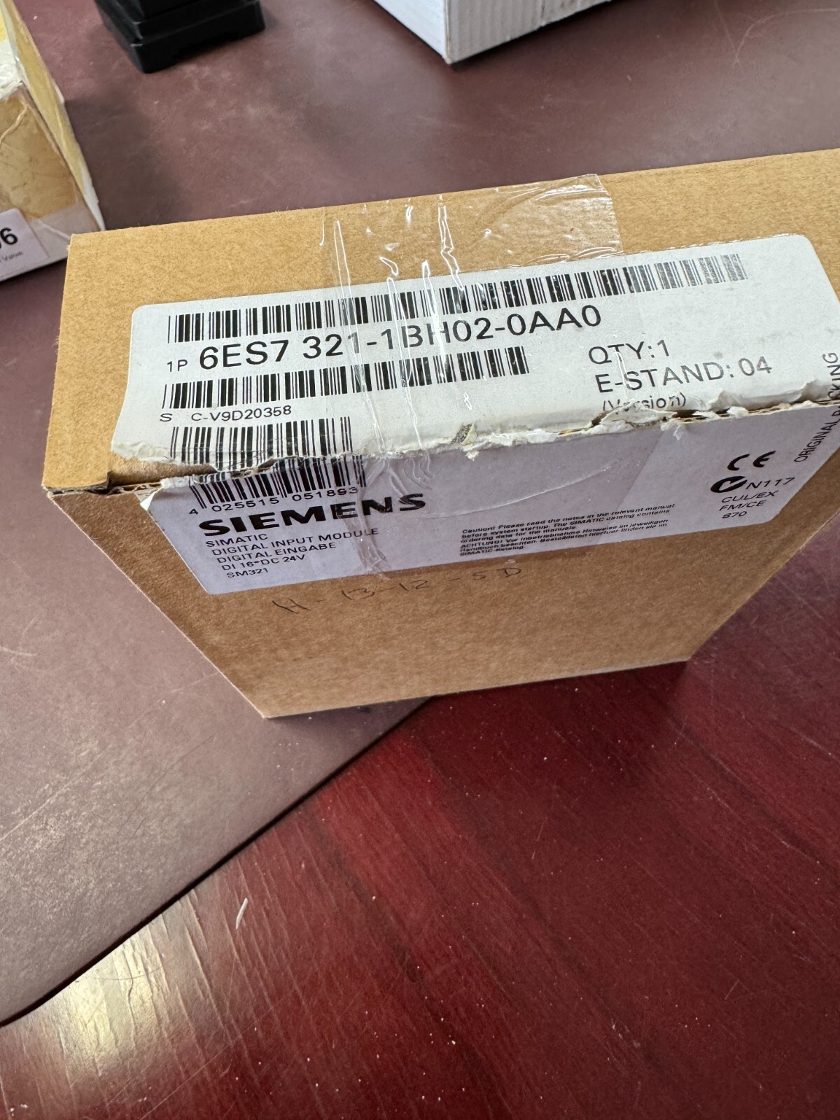 Siemens 6ES7-321-1BH02-0AA0 Digital Input Module