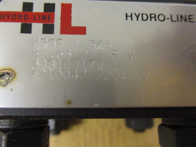 Hydro-Line HR5F1.5X8 Cylinder HR5F15X8 B-.63-2-S-F-V-1-1