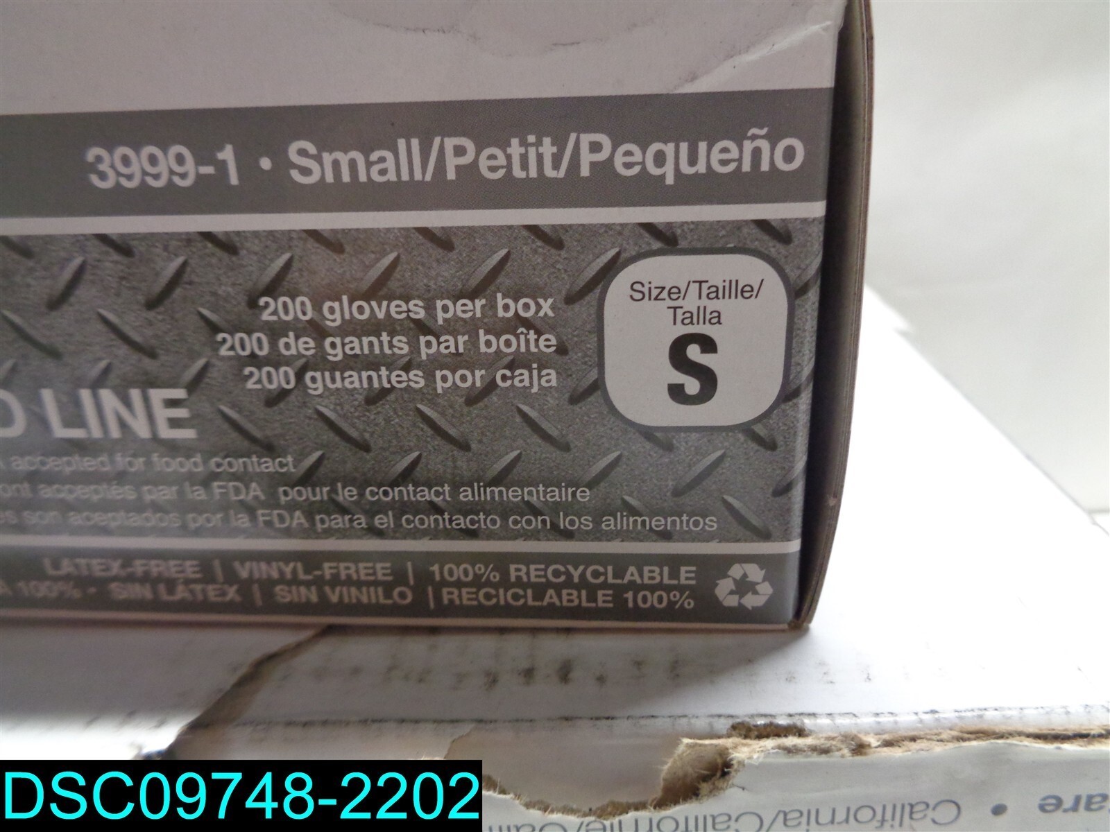 QTY=1000 (5 BOXES OF 200): SMALL AmerCare Powder-Free Hybrid C2 HD Hybrid Gloves