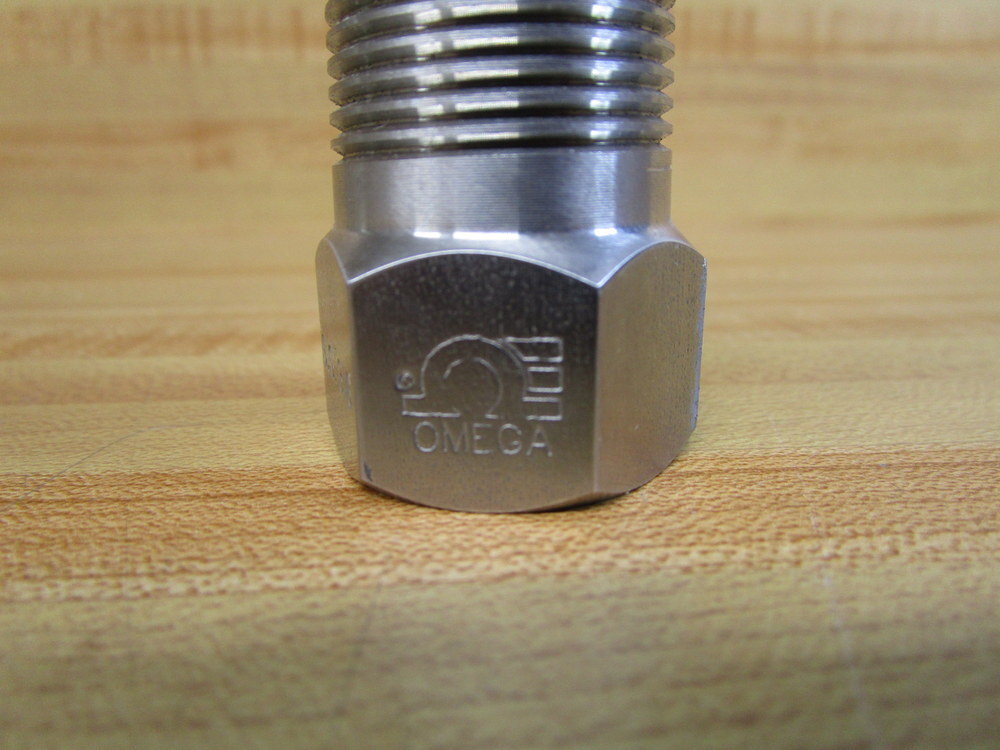Omega 316 S.S. Thermocouple Sheath 316SS 1″ Thread 1/2″ NPT