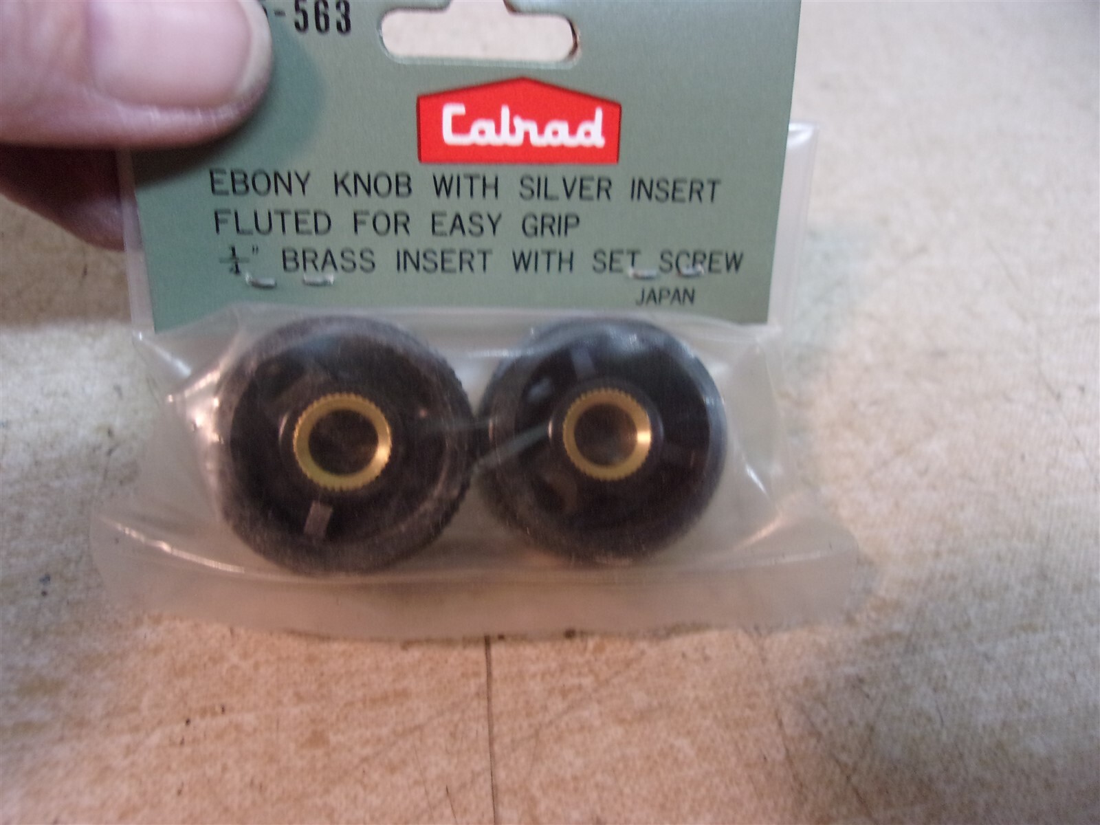 NEW Calrad 85-563 1/4″ Brass Insert, Lot of 2 *FREE SHIPPING*
