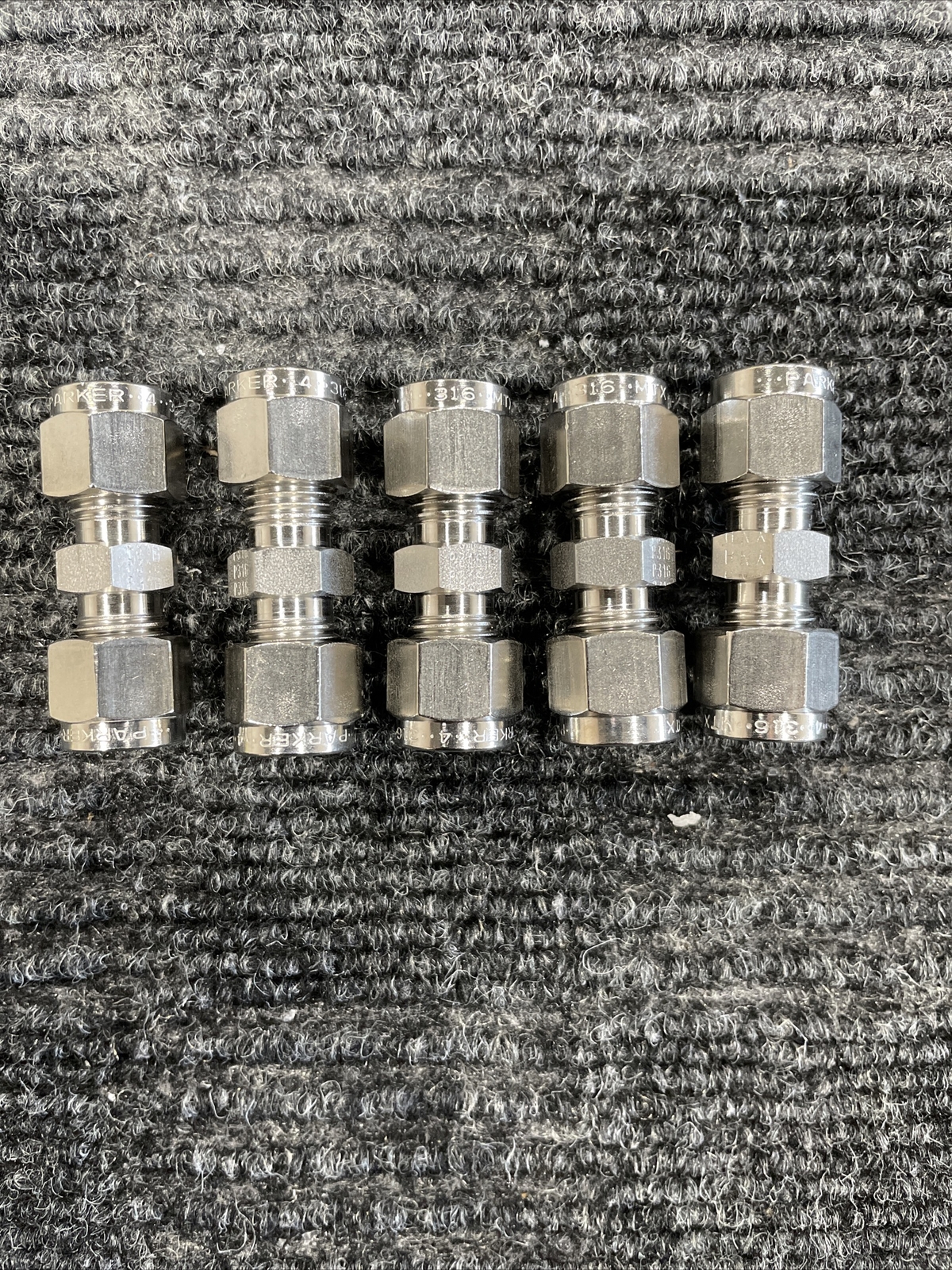 Mcmaster Carr P316 Mtx Parker 4 (lot Of 5)