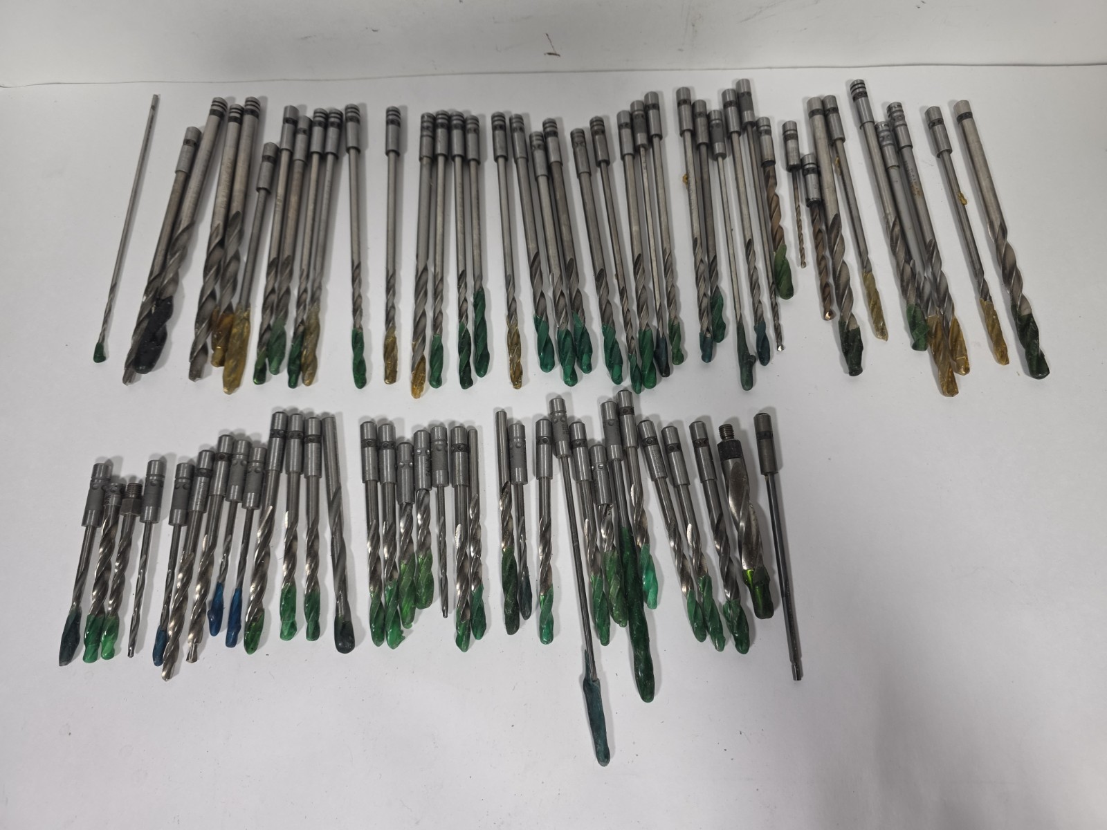 73x PTD HSS Brazil Quick-Change Drill Bits Lot Assorted Various Sizes Aircraft