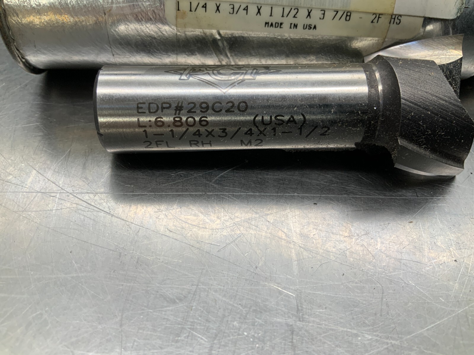 PCT EDP#29C20 End Mill 1-1/4″x3/4″x1-1/2″x3-7/8″ 2F