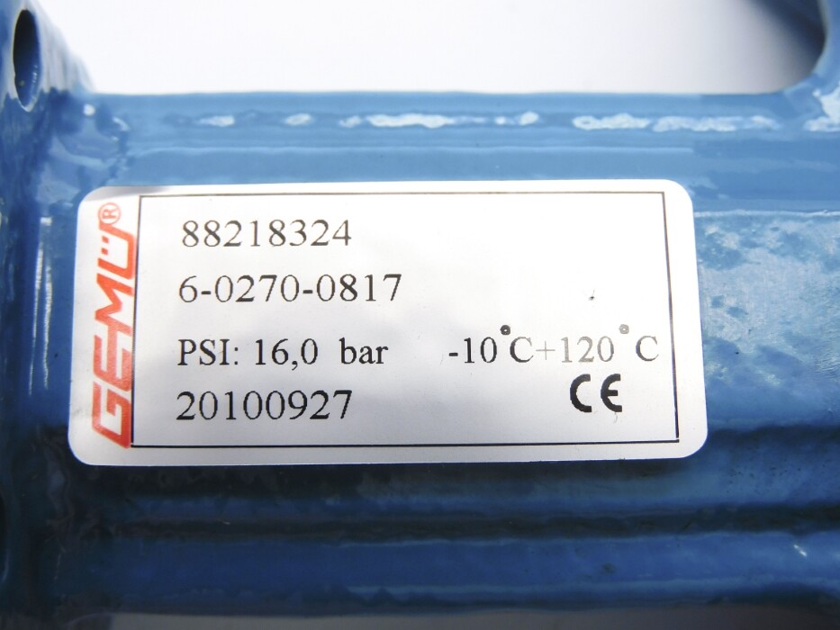 GEMU 6-0270-0817 88218324 16.0PSI 3-3/4″ NSNP