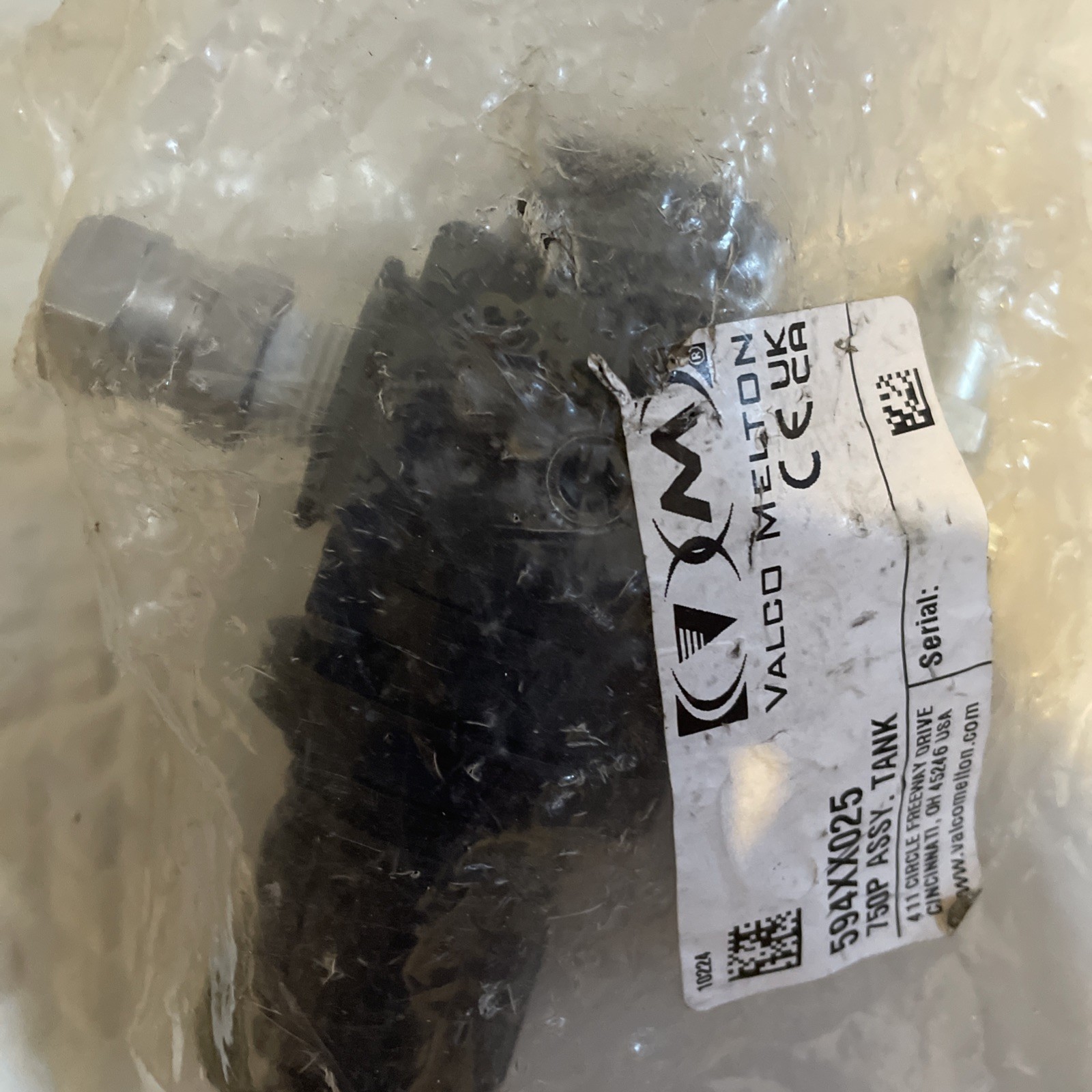 Valco Melton 594XX025 750P Tank Assembly Filter Regulator New