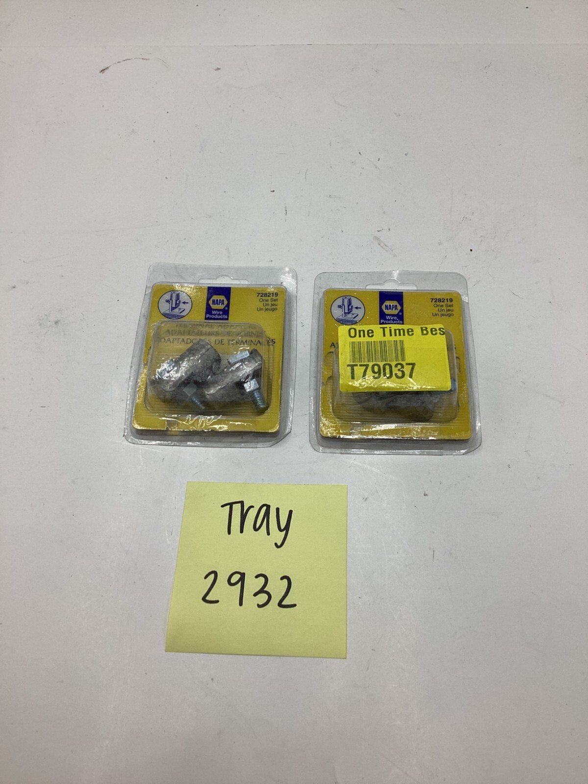 (Qty 2) Napa Battery Terminal Flag To Post Adapter 728219