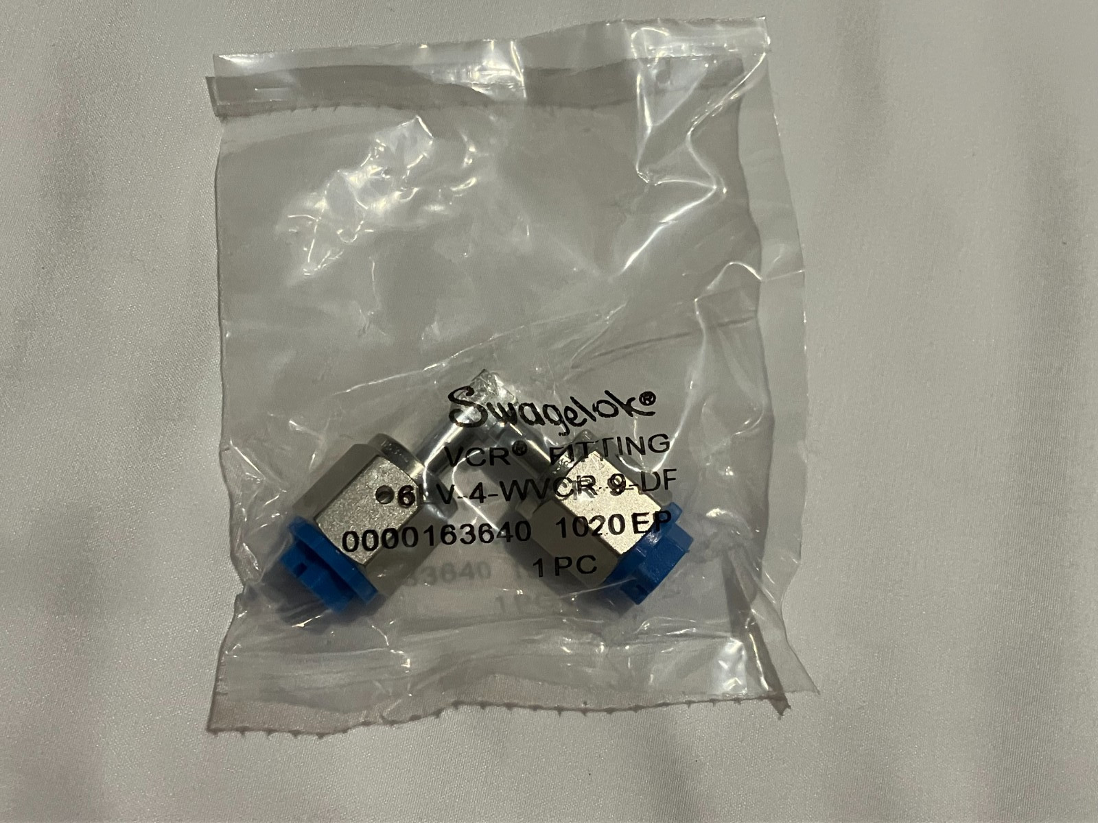 NEW Swagelok 6LV-4-WVCR-9-DF FITTING 316L VAR WELDED VCR FACE SEAL 1/4IN FEMALE