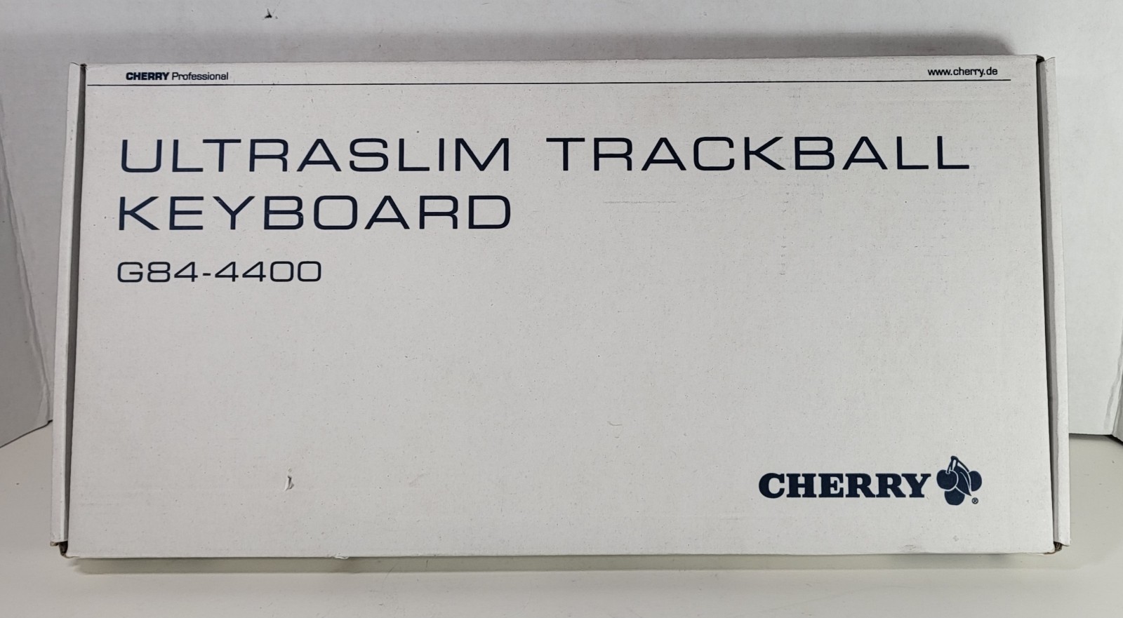 Cherry Ultraslim Trackball Keyboard G84-4400 Mechanical Black *NEW OPEN BOX*
